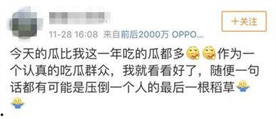 吃瓜群众评娱乐,吃瓜群众视角下的明星八卦解析  第3张