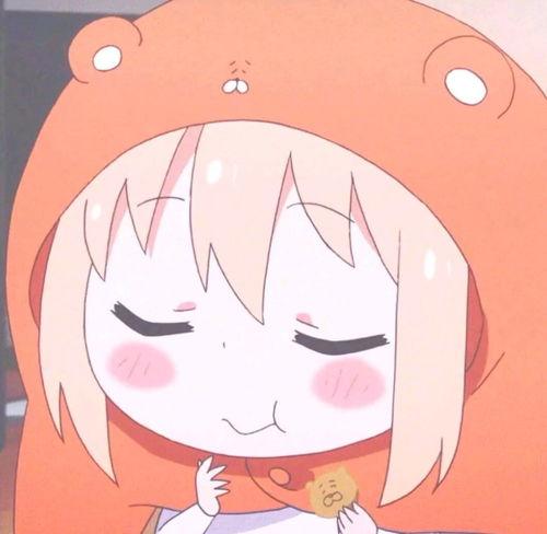 网红吃瓜头像卡通女孩,网红新宠，萌态十足